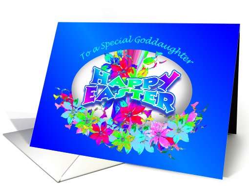 Happy Easter Egg for Goddaughter card (561074)