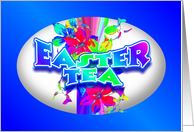 Happy Easter Egg Tea Party Invitation card