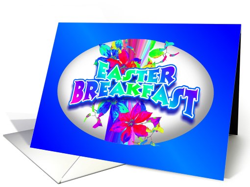 Happy Easter Egg Breakfast Invitation card (563359)