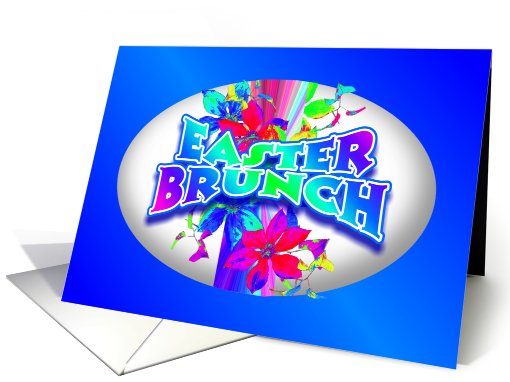 Happy Easter Egg Brunch Invitation card (563360)