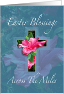 Easter Blessings Across the miles card