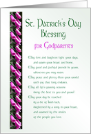 St. Patrick’s Day Blessing for Godparents card