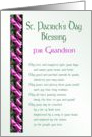 St. Patrick’s Day Blessing for Grandson card