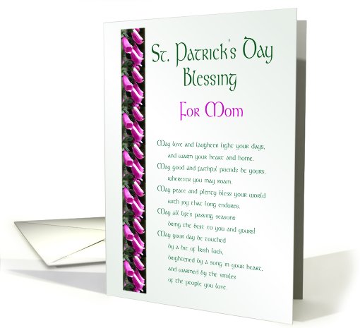 St. Patrick's Day Blessing for Mom card (564882)