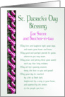 St. Patrick’s Day Blessing for Sister and Brother-in-law card