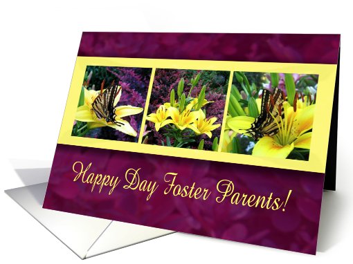 Thinking of You Happy Day Foster Parents card (569827)