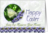 Happy Easter From Our House to Yours card