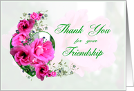 Thank You for Friendship card