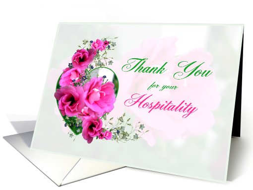 Thank You For Hospitality card (577189)