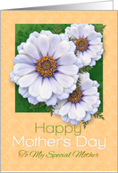 For Mother Happy Mother’s Day Zinnia Garden card