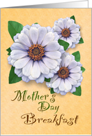 Mother’s Day Breakfast Invitation Zinnia Garden card