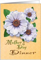 Mother’s Day Dinner Invitation Zinnia Garden card