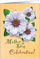 Mother’s Day Party Invitation Zinnia Garden card