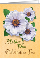 Mother’s Day Tea Invitation Zinnia Garden card