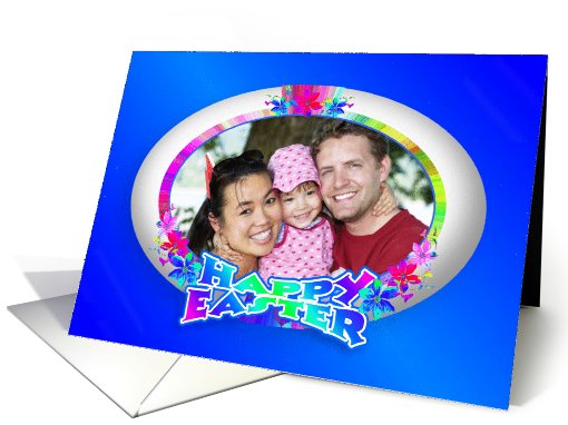 Happy Easter Egg Photo card (584830)