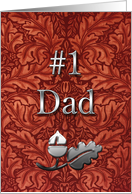 Number One Dad Happy Father’s Day card