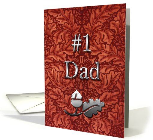 Number One Dad From Son and Daughter-in-law card (591408)