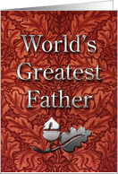 World’s Greatest Father from Son card