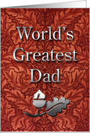 World’s Greatest Dad from Son card