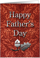 Happy Father’s Day Oak Leaves card