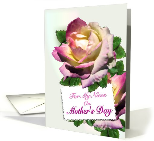 Roses for Niece on Mother's Day card (597829)