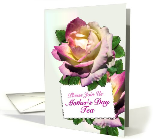 Mother's Day Tea Invitation Rose Garden card (597836)