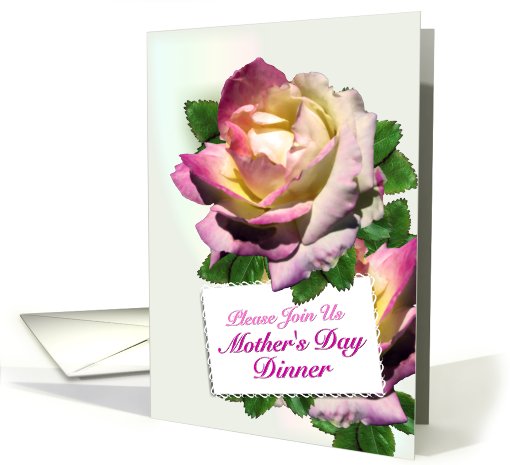 Mother's Day Dinner Invitation Rose Garden card (597844)