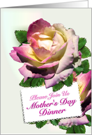 Mother’s Day Dinner Invitation Rose Garden card