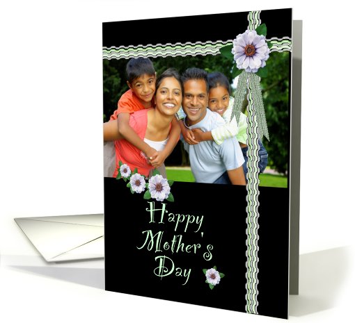 Mother's Day Photo Card Zinnias card (603939)