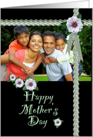 Mother’s Day Photo Card Zinnias card