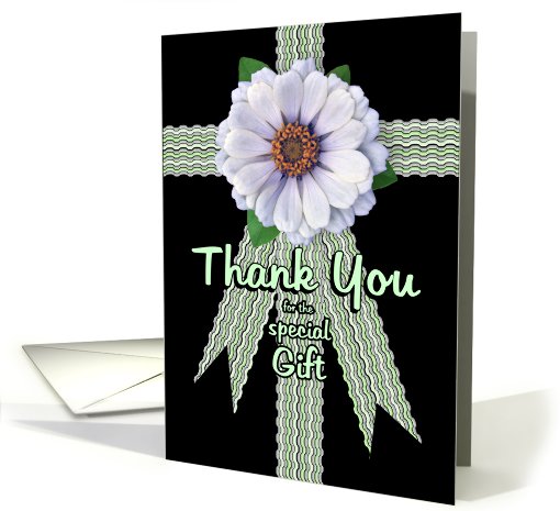 Thank You for Gift Zinnia card (604417)