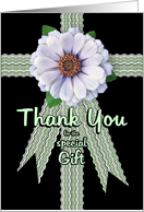 Thank You for Gift Zinnia card
