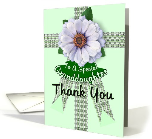 Granddaughter Thank You Flower card (604890)