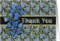 Gift Thank You Forget-me-nots card