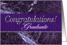R.N. Graduate Congratulations Purple card
