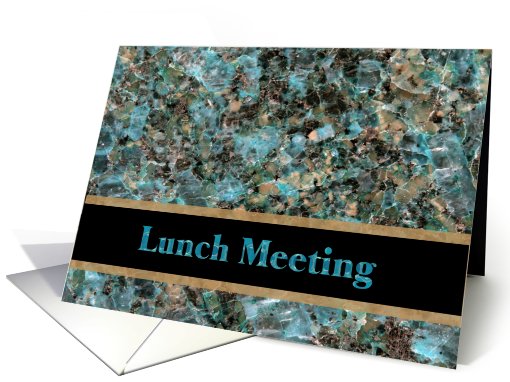 Business Lunch Meeting Invitation card (611220)