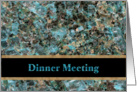 Business Dinner Meeting Invitation card