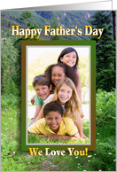 Father’s Day Photo Card Mountain Meadow card