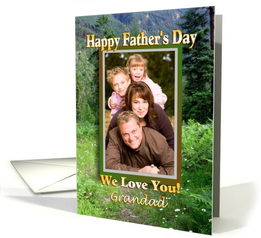 For Granddad Father's Day Photo Card Mountain Meadow card (615061)