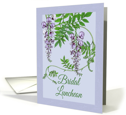 Bridal Luncheon Invitations Flowers card (629826)