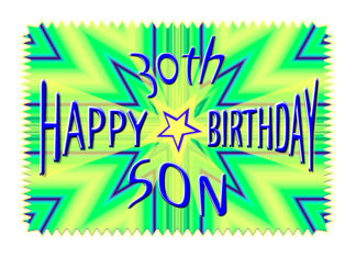 Son 30th Birthday...