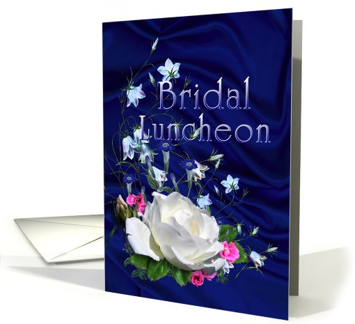 White Rose, Bridal Luncheon Invitation card (647829)