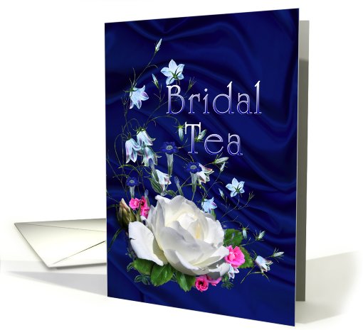 White Rose, Bridal Tea Invitations card (647830)