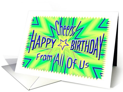 From All of Us Birthday Starburst Spectacular card (658897)