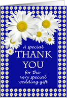 Wedding Gift Thank You Daisies card