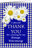House Warming Thank You Daisies card