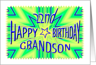 Grandson 22nd...