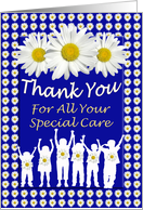 After School Child Care Thank You card