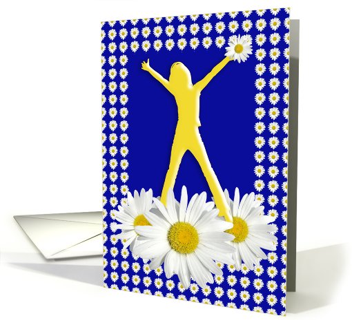 Joy of Living Daisies To Celebrate The Day card (723910)