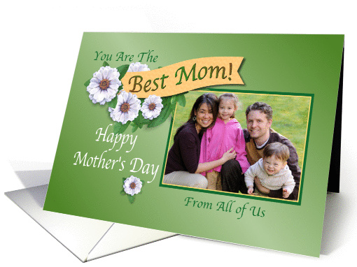 Best Mom Award Custom Photo card (785611)
